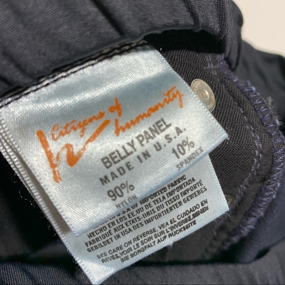 Citizens of humanity belly panel maternity bootcut jeans - Picture 6 of 8